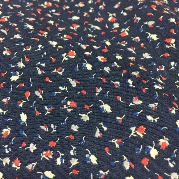 Banana Republic Soft Wash Slim Fit Floral Button Shirt Men’s L Navy Blue - Picture 7 of 10